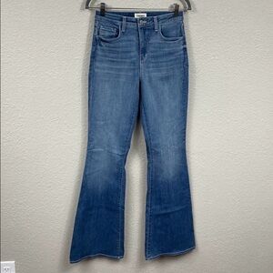 L'AGENCE Marty High Rise Flare Jeans Hanson Blue SZ 26